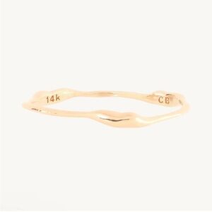 Catbird Painter's Gold Stacking Ring Cassi Namoda